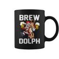 Brew Dolph Red Nose Reindeer Graphic Design Printed Casual Daily Basic Coffee Mug