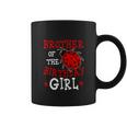 Brother Of The Birthday Girl Ladybug Bday Party Coffee Mug