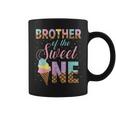Brother Of The Sweet One Ice Cream 1St First Birthday Family Coffee Mug