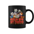 Chillin With My Creeps Funny Cat Horror Movies Serial Killer Coffee Mug