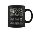 Choose Your Weapon Gaming Controllers Console Gamer Funny Tshirt Coffee Mug