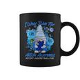 Cool I Wear Blue For Autism Awareness Accept Understand Love Flower Gnome V2 Coffee Mug