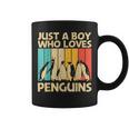 Cool Penguin Design For Boys Kids Penguin Bird Lover Coffee Mug