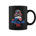 Cute All American Girl Usa Flag Coffee Mug
