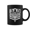 Dad Dedicated And Devoted To God Family & Freedom Coffee Mug