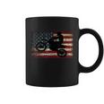 Dirt Bike Usa Flag Gift For Bikers Motocross American Flag Gift Coffee Mug