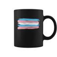 Distressed Transgender Pride Flag Coffee Mug