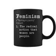 Feminism Definition Tshirt Coffee Mug