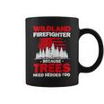 Firefighter Wildland Firefighter Hero Rescue Wildland Firefighting Coffee Mug