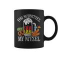 For Schnitzel My Nitzel Funny Oktoberfest German Beer Wurst Coffee Mug