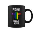 Free Bear Hugs Gay Pride Tshirt Coffee Mug