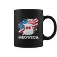 Funny 4Th Of July Great American Flag Cute Cat Coffee Mug