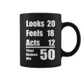 Funny 50Th Birthday Fifty Years Tshirt Coffee Mug