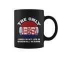 Funny Baseball Quote Baseball Fan Funny Bs Season Baseball Lover Coffee Mug