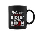 Funny Biden Falls Off Bike Joe Biden Ridin With Biden Coffee Mug