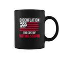 Funny Bidenflation The Cost Of Voting Stupid Anti Biden Coffee Mug