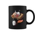 Funny Japanese Nigiri Sushi Sleepwalking Graphic Design Printed Casual Daily Basic Coffee Mug