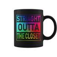Gay Pride Straight Outta The Closet Tshirt Coffee Mug