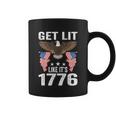 Get Lit Like It’S 1776 Eagle American Patriotic 4Th Of July Gift Coffee Mug