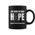 Go Gray In May Hope Brain Tumor Awareness Cute Gift Graphic Design Printed Casual Daily Basic Coffee Mug