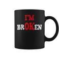 Grief Keepsake Im Ok Invisible Illness Im Broken Coffee Mug