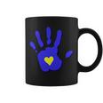 Hand Heart Down Syndrome Awareness Coffee Mug