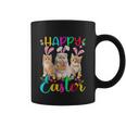 Happy Easter Three Cat Wearing Bunny Funny Gift Ear Bunny Cat Lover Gift Coffee Mug