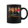 Happy Hallothanksmas Ballet Skeleton Dancing Halloween Party Coffee Mug