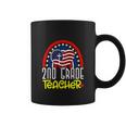 Heart Rainbow American Flag 4Th Of July Coffee Mug