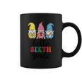 Hello Six Grade School Gnome Teacher Students Graphic Plus Size Shirt Coffee Mug