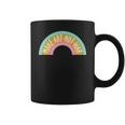 Hippie Rainbow Make Art Not War Custom Coffee Mug