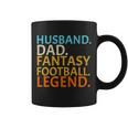 Husband Dad Fantasy Football Legend Coffee Mug