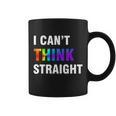 I Cant Think Straight Gay Pride Tshirt Coffee Mug