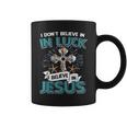 I Don‘T Believe In Luck I Believe In Jesus Christian Cross Coffee Mug