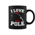 I Love His Pole Funny Fishing Matching Coffee Mug