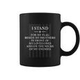 I Stand For My Flag Veterans Proud American Family Graphic Design Printed Casual Daily Basic Coffee Mug
