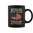 Jesus Is My Savior Trump Is My President Coffee Mug