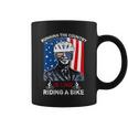 Joe Biden Falling Off His Bicycle Funny Biden Falls Off Bike V7 Coffee Mug