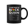 Junenth Womens Black Queen Nutritional Facts 4Th Of July Coffee Mug