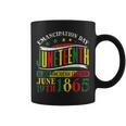 Juneteenth Black History Celebrating Black Freedom 1865 V2 Coffee Mug