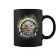 King Of The Universe Lion Space Astronaut Helmet Coffee Mug
