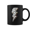 Leopard Volleyball Lightning Bolt Volleyball Mom Game Day Coffee Mug