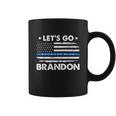 Lets Go Brandon Shirt Thin Blue Line Us Flag Coffee Mug