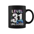 Level 31 Unlocked Video Game 31St Birthday Boy Gamer Coffee Mug