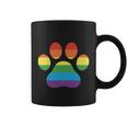 Lgbt Rainbow Pride Furry Dog Paw Pride Month Coffee Mug