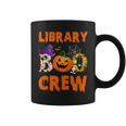 Library Boo Crew School Librarian Halloween Library Book V3 Coffee Mug