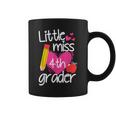 Little Miss 4Th Grade First Day Of Hello 4Th Grade Girls Coffee Mug