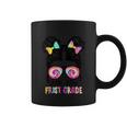 Little Miss First Grade Girls Back To School Funny Coffee Mug