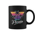 Love Florida Vintage Gift Sunset Style Design Idea 80S Gift Coffee Mug