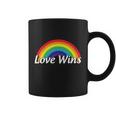 Love Wins Lgbt Rainbow Flag Pride Month Coffee Mug